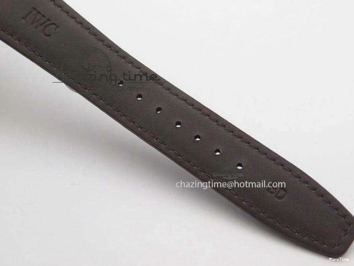 MIROTIME 0403 Portuguese Real PR IW500127 RG ZF 1:1 Best Edition Grey Red Dial On Brown Leather Strap A52010 V AllSeason 7331